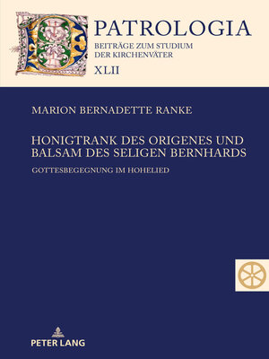 cover image of Honigtrank des Origenes und Balsam des seligen Bernhards